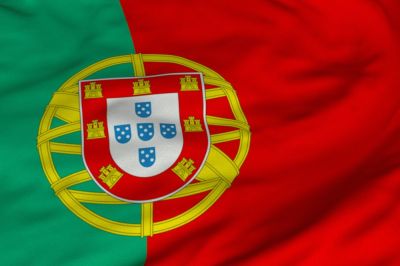 The flag of Portugal